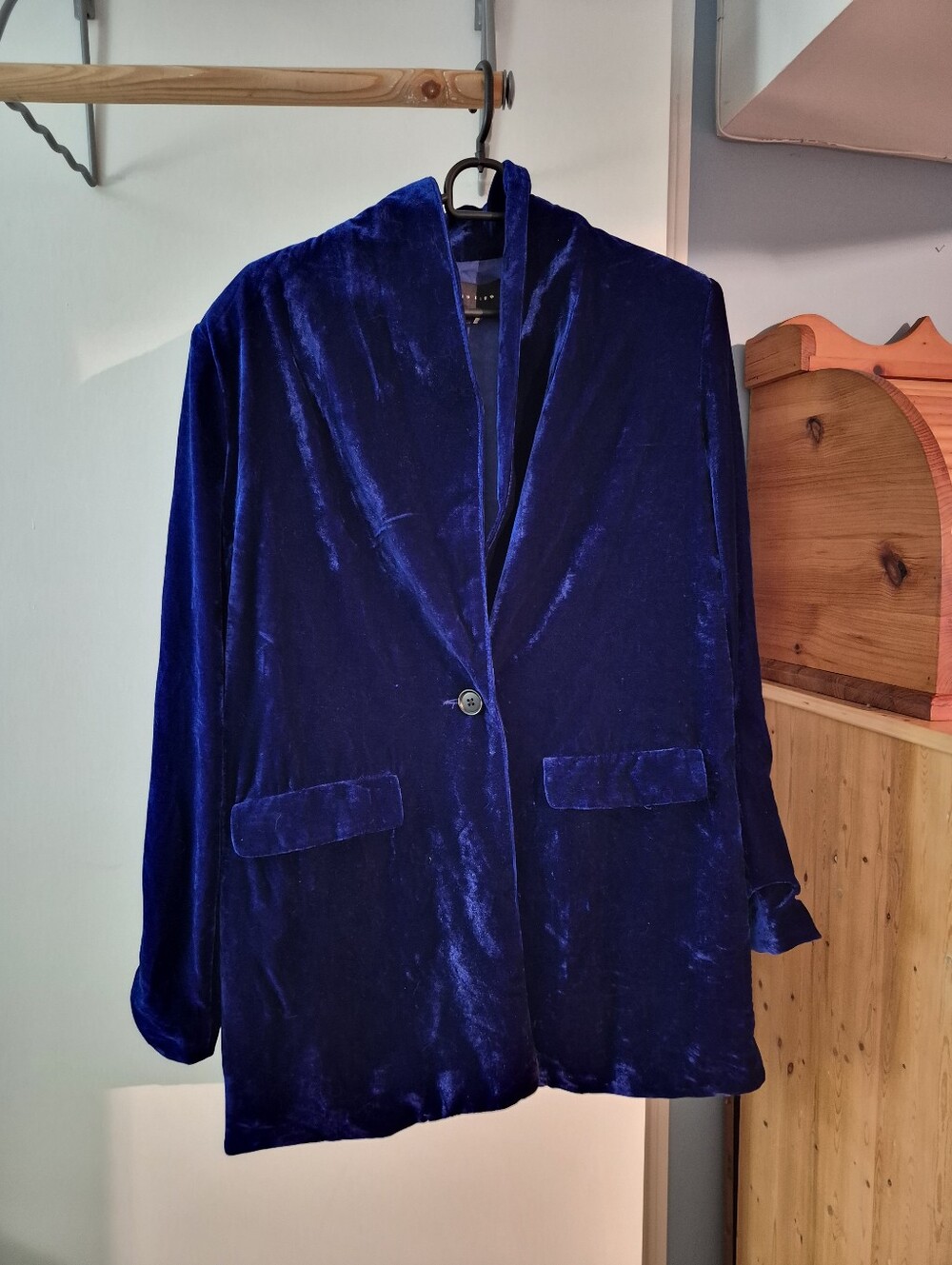 Endless Rose Velvet Loose Fit Blazer Size Medium
